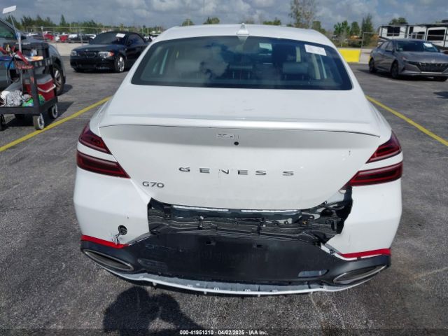 KMTG34SC1SU156324 Genesis G70 2.5t Rwd