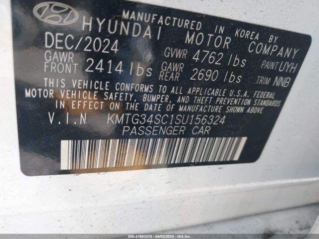 KMTG34SC1SU156324 Genesis G70 2.5t Rwd