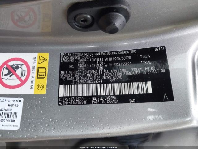 2T2BZMCA6HC084574 Lexus RX 350