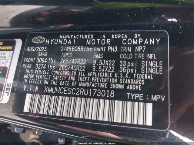 KMUHCESC2RU173018 Genesis Gv80 3.5t Prestige Signature Awd