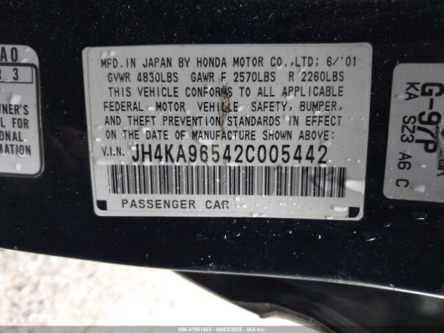 2002 ACURA RL JH4KA96542C005442 Photo 8