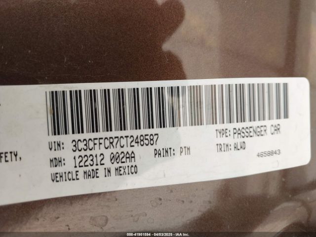 2012 FIAT 500 3C3CFFCR7CT248587 Photo 8