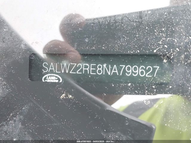SALWZ2RE8NA799627 Land Rover Range Rover Sport Svr/svr Carbon Edition