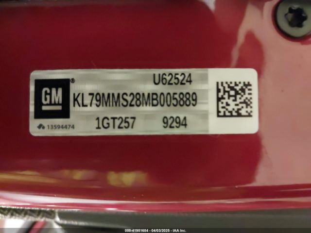 KL79MMS28MB005889 Chevrolet Trailblazer Fwd Ls