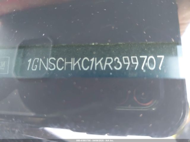 1GNSCHKC1KR399707 Chevrolet Suburban Lt