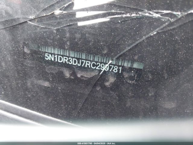 5N1DR3DJ7RC299781 Nissan Pathfinder Platinum 4wd
