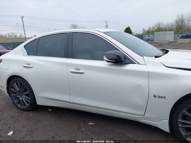 JN1FV7AR0LM660315 Infiniti Q50 Red Sport 400 Awd