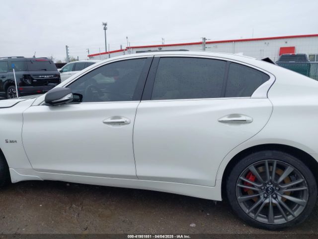 JN1FV7AR0LM660315 Infiniti Q50 Red Sport 400 Awd