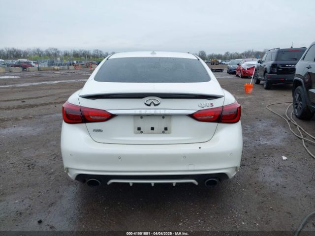JN1FV7AR0LM660315 Infiniti Q50 Red Sport 400 Awd