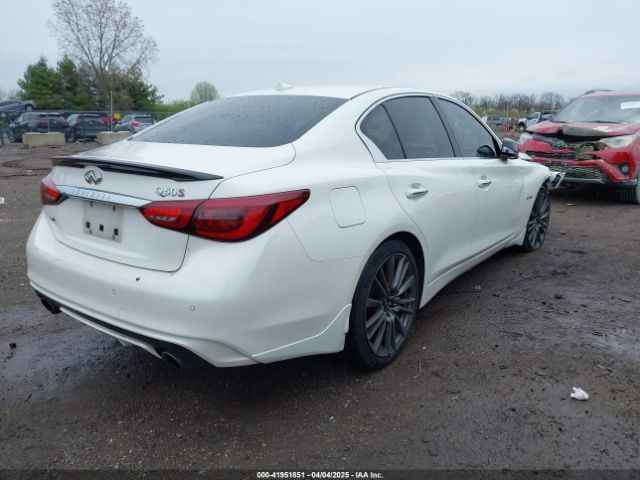 JN1FV7AR0LM660315 Infiniti Q50 Red Sport 400 Awd