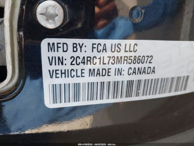 2021 CHRYSLER PACIFICA HYBRID 2C4RC1L73MR586072 Photo 8