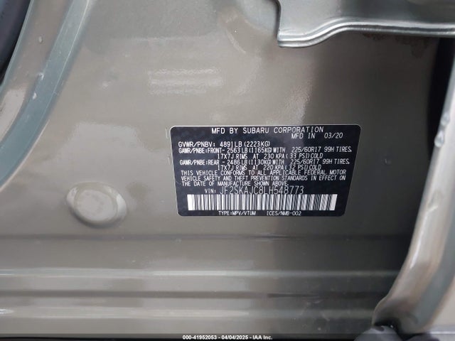 JF2SKAJC8LH548773 Subaru Forester Premium