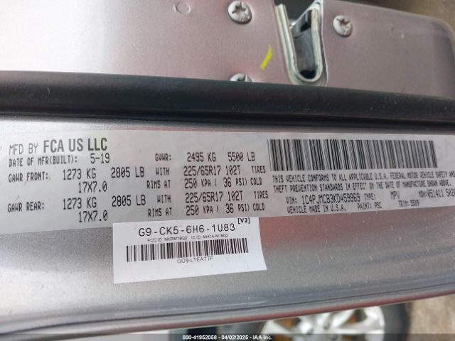 1C4PJMCB3KD459969 Jeep Cherokee Latitude 4x4