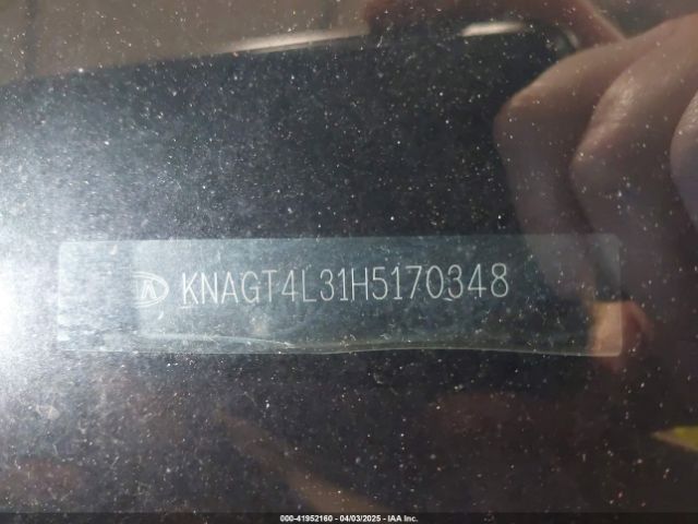 KNAGT4L31H5170348 KIA Optima Lx