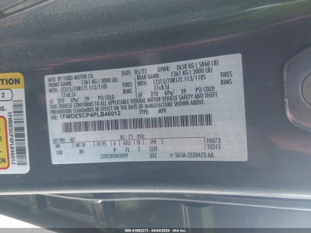 Ford Bronco Badlands 2023 1FMDE5CP4PLB46012 Image 9