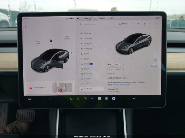 2019 TESLA MODEL 3 5YJ3E1EB3KF469294 Photo 6