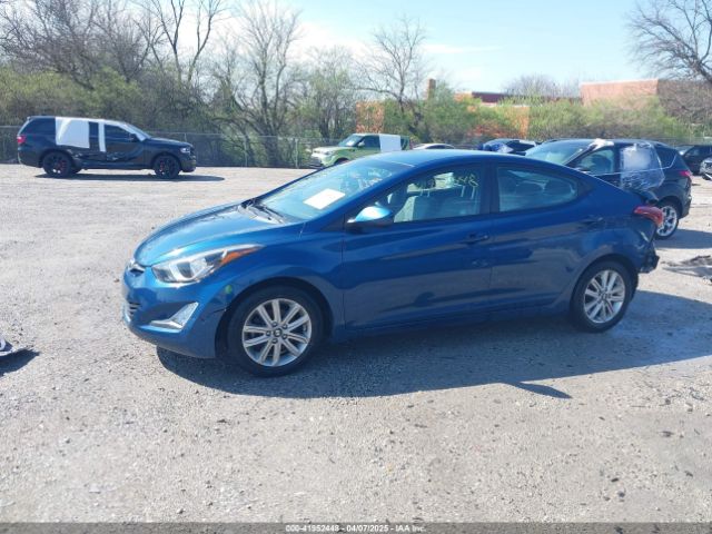 KMHDH4AE2GU544736 Hyundai ELANTRA SE