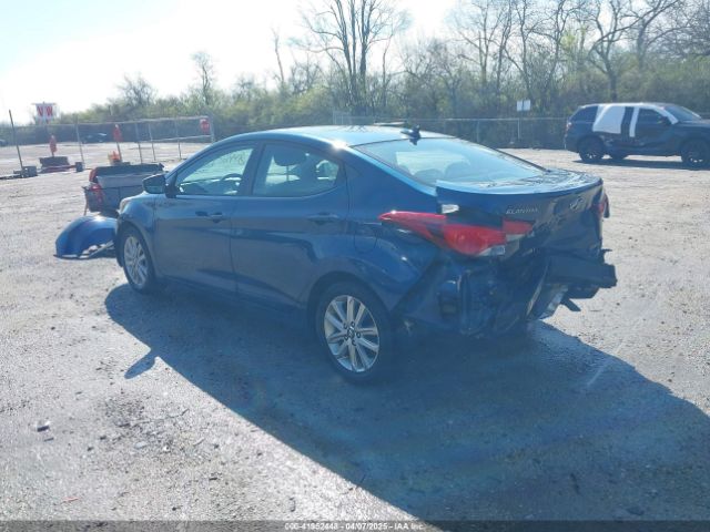 KMHDH4AE2GU544736 Hyundai ELANTRA SE