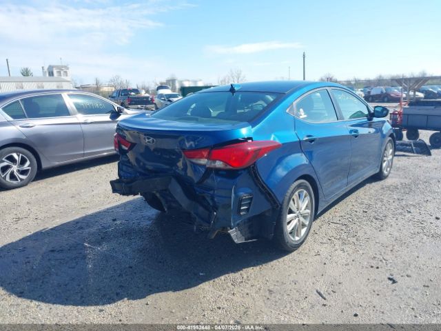 KMHDH4AE2GU544736 Hyundai ELANTRA SE