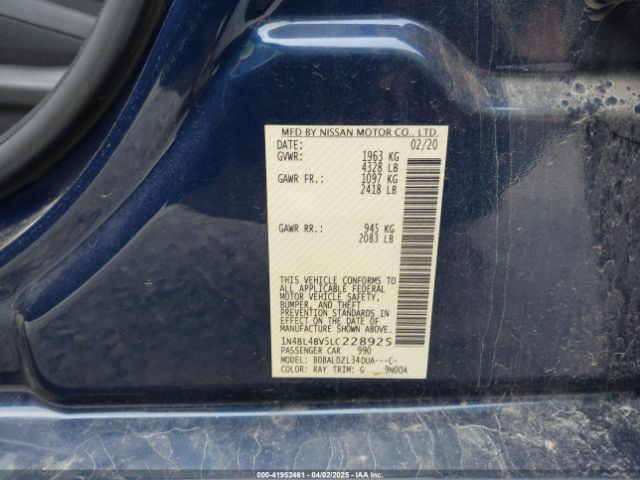 1N4BL4BV5LC228925 Nissan 2020