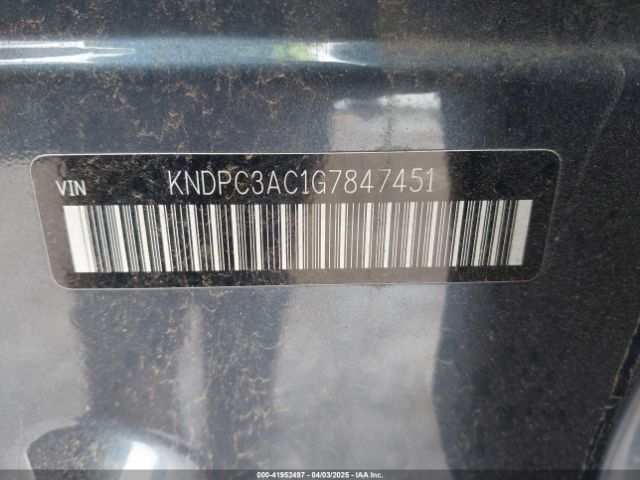 KNDPC3AC1G7847451 KIA Sportage Ex