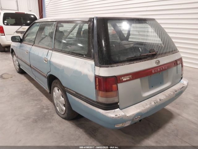1991 SUBARU LEGACY 4S4BJ63C6M6923855 Photo 2