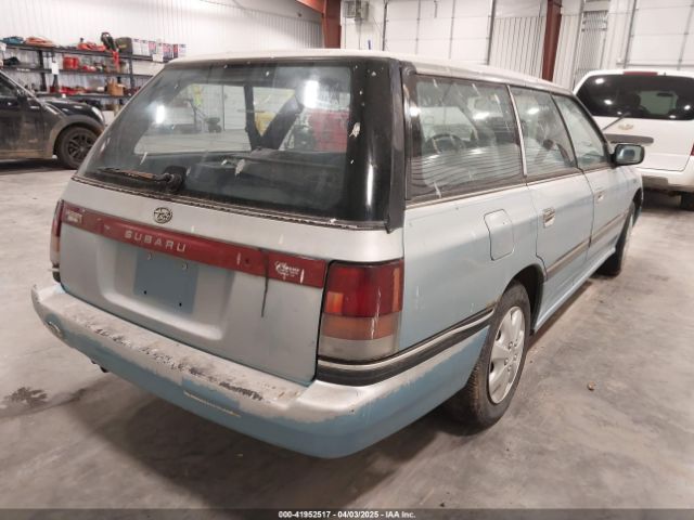 1991 SUBARU LEGACY 4S4BJ63C6M6923855 Photo 3