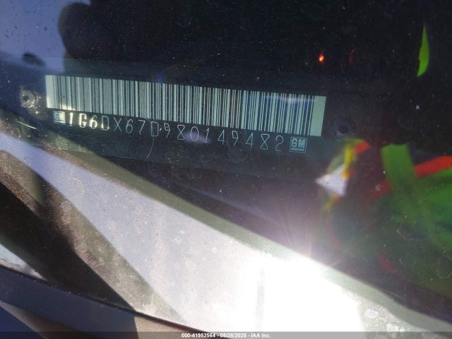 2008 CADILLAC STS-V 1G6DX67D980149482 Photo 8