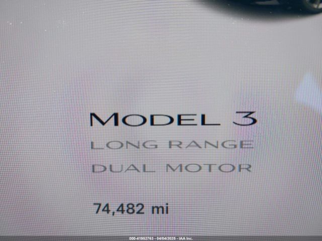 5YJ3E1EBXJF071661 Tesla Model 3 Long Range/performance