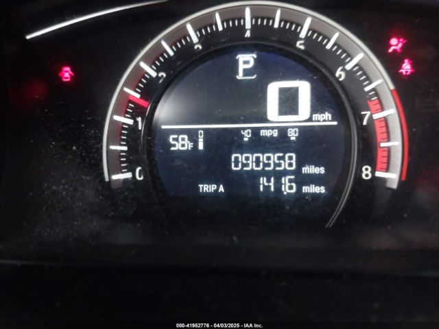 2HGFC4B0XGH312386 Honda Civic Lx-p
