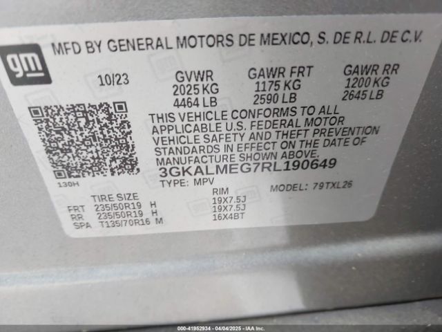 2024 GMC TERRAIN 3GKALMEG7RL190649 Photo 8