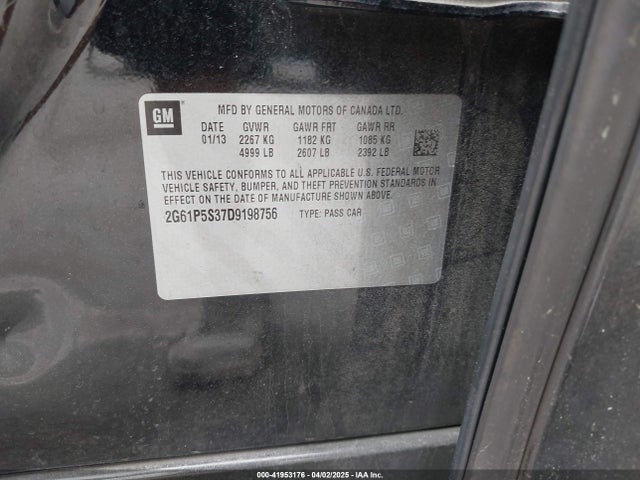 2013 CADILLAC XTS 2G61P5S37D9198756 Photo 8