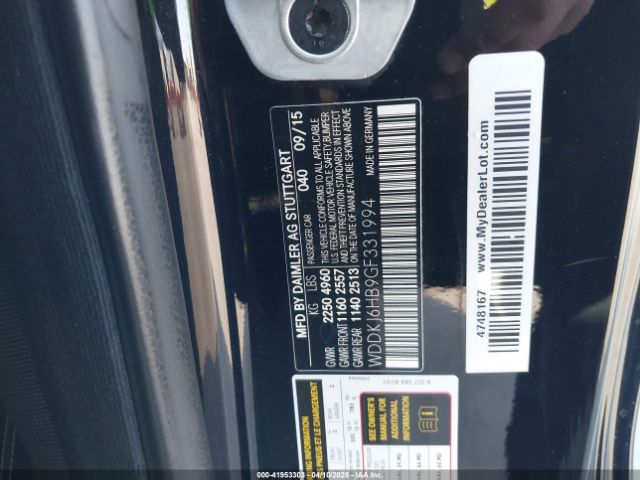 WDDKJ6HB9GF331994 Mercedes-Benz E 400 4matic