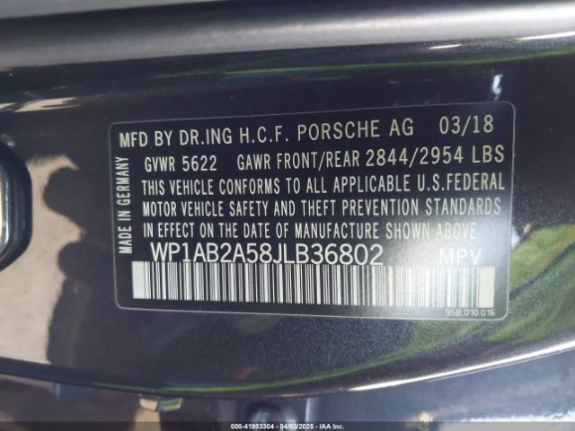 2018 PORSCHE MACAN WP1AB2A58JLB36802 Photo 8