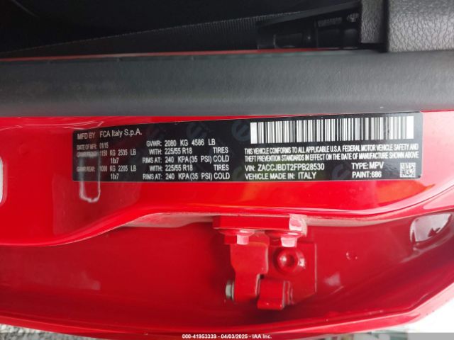 2015 JEEP RENEGADE ZACCJBDT2FPB28530 Photo 8