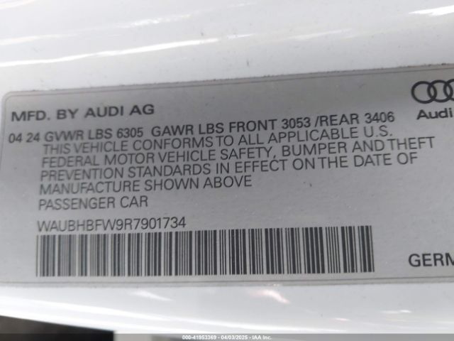 2024 AUDI RS E-TRON GT WAUBHBFW9R7901734 Photo 8