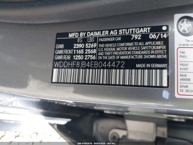 WDDHF8JB4EB044472 Mercedes-Benz E 350 4matic