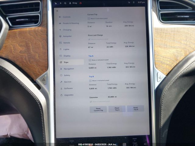 5YJSA1E25HF209284 Tesla MODEL S