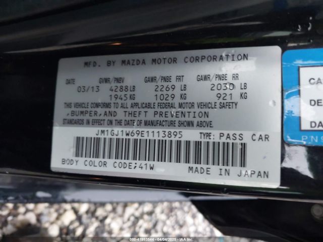 JM1GJ1W69E1113895 Mazda Mazda6 I Grand Touring