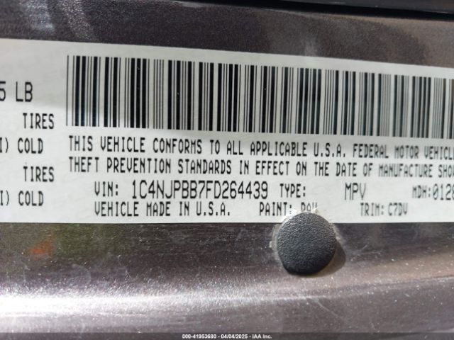 1C4NJPBB7FD264439 Jeep Patriot Sport