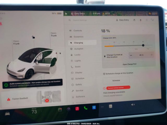 7SAYGDED4PF976735 Tesla Model Y Rwd