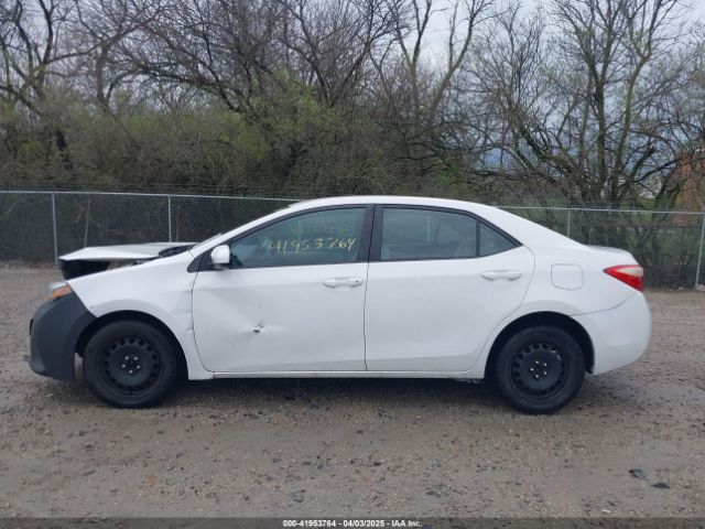 2T1BURHE1GC582353 Toyota COROLLA LE