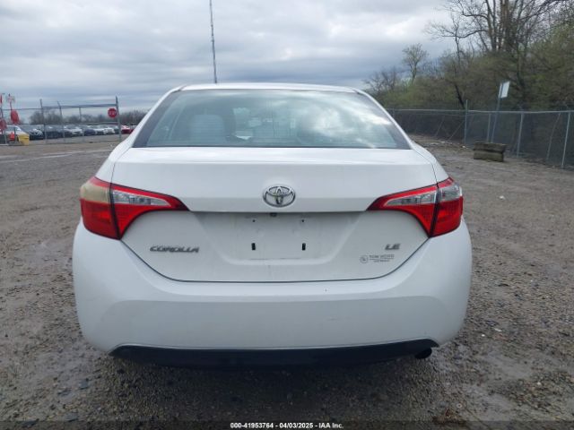 2T1BURHE1GC582353 Toyota COROLLA LE