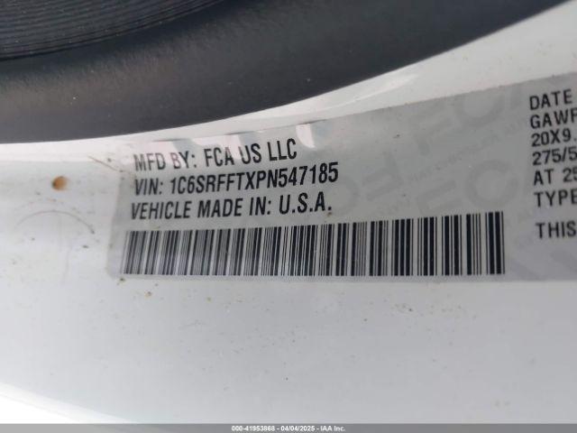 1C6SRFFTXPN547185 RAM 1500 Lone Star  4x4 5'7 Box