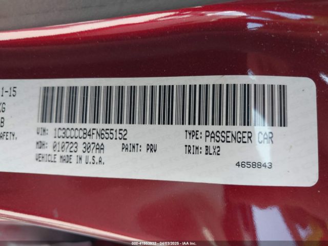 1C3CCCCB4FN655152 Chrysler 200 C