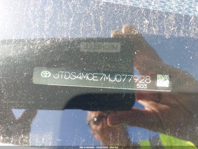 JTDS4MCE7MJ077928 Toyota COROLLA SE