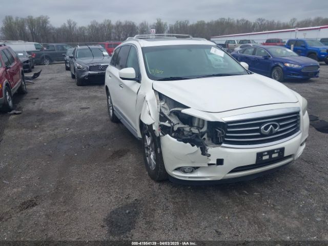 Auction sale of the 2013 Infiniti Jx35, vin: 5N1AL0MM1DC349922, lot number: 41954139