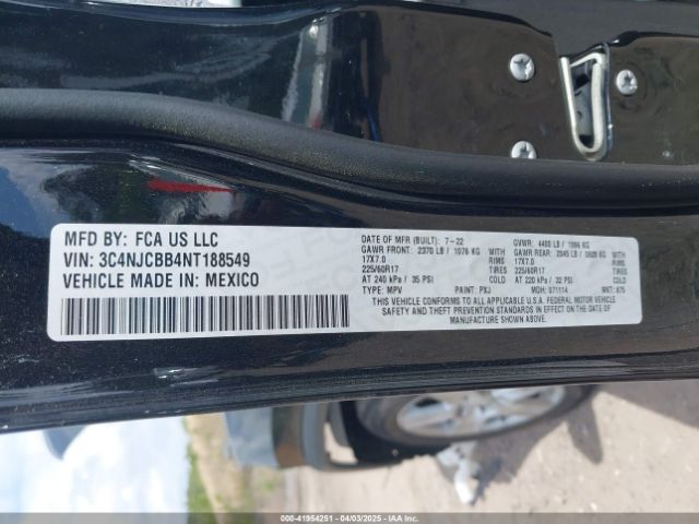2022 JEEP COMPASS 3C4NJCBB4NT188549 Photo 8
