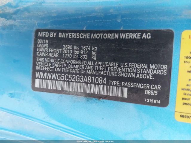 2016 MINI CONVERTIBLE WMWWG5C52G3A81084 Photo 8