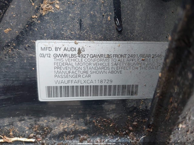 2012 AUDI A4 WAUFFAFLXCA118729 Photo 8
